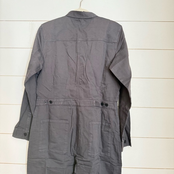 Outerknown S.E.A. Organic Cotton Linen Long Sleeve jumpsuit - Picture 10 of 12